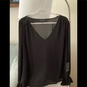 Black blouse by Eloquii NWT Size 16